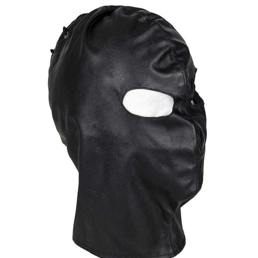 Bondara Bondara Faux Leather Male Gimp Mask Black Fetish Clothing