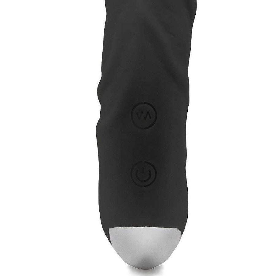 Bondara Bondara Full Up 10 Function Double Penetration Dildo - 6.3 Inch Black Dildos