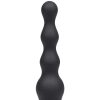 Bondara Bondara Booty Hunter Silicone Beaded Butt Plug - 6.5 Inch Black Anal Toys