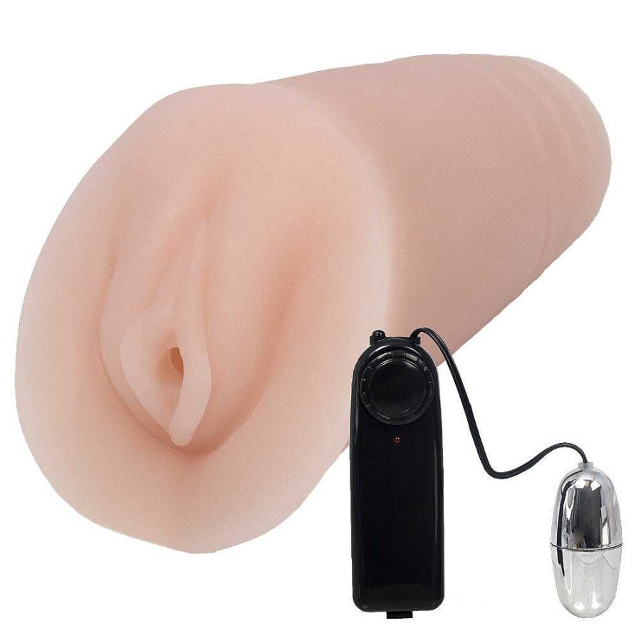 Bondara Ultra Vibrating Pocket Pussy Light Tone Male Sex Toys