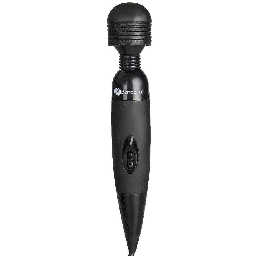 Bondara Bondara Multi Speed Mains Powered Wand Vibrator Black Vibrators