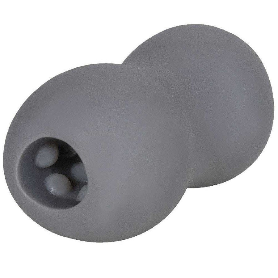 Bondara Bondara Self-Lubricating Masturbator - 3 Inch Charcoal Male Sex Toys