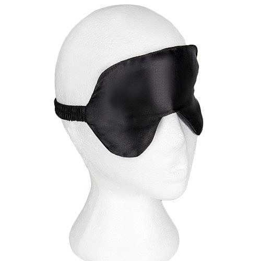 Bondara Bondara Faux Silk Blindfold Black Blindfolds, Hoods & Masks