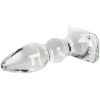 Glacier Glacier Glass Bubble Butt Plug - 5.25 Inch Clear Butt Plugs