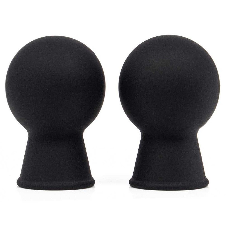 Bondara Bondara Erogenixx Silicone Nipple Suckers Black Nipple Toys & Clit Toys