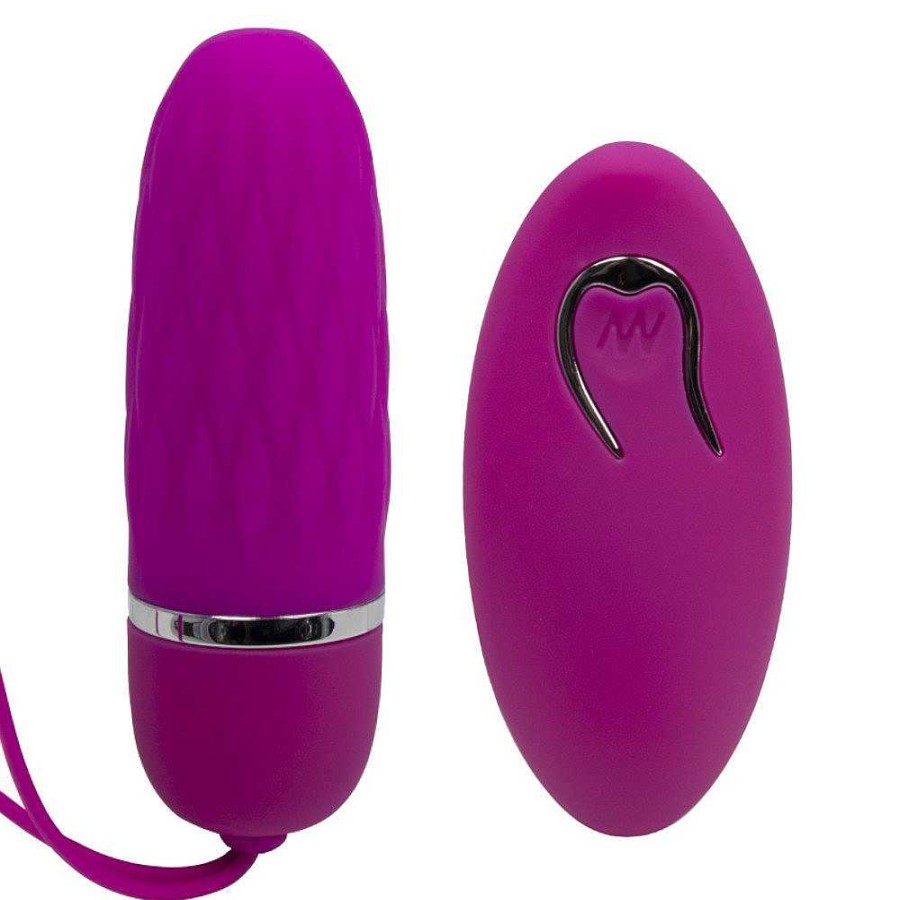 Bondara Bondara Buzz Buddy 12 Function Remote Control Love Egg Magenta Vibrators