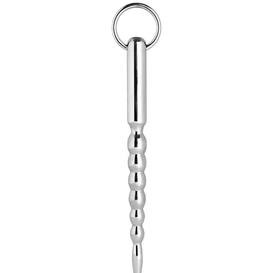 Torment Torment 7-Step Xl Urethral Sound With Through Hole - 14Cm Silver Medical Play Toys