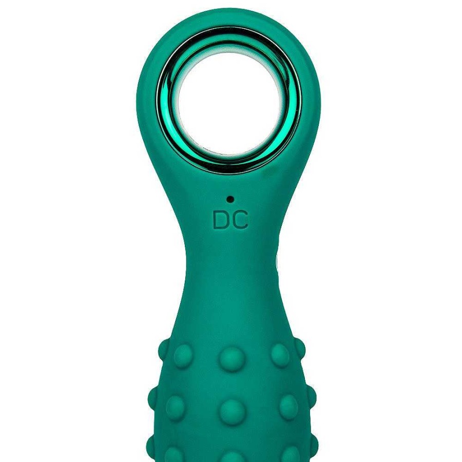 Bondara Bondara Silicone 12 Function Vibrating Butt Plug - 6.6 Inch Green Butt Plugs