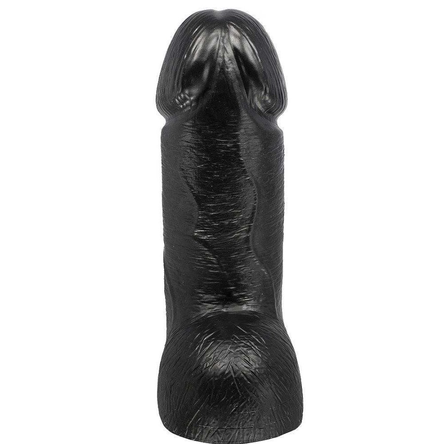 Bondara The Goliath Monster Ballsy Dildo - 11.5 Inch Black Dildos