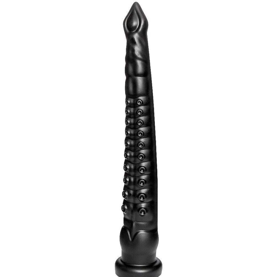 Bondara The Giant Squid Monster Depth Training Dildo - 17.5 Inch Black Dildos