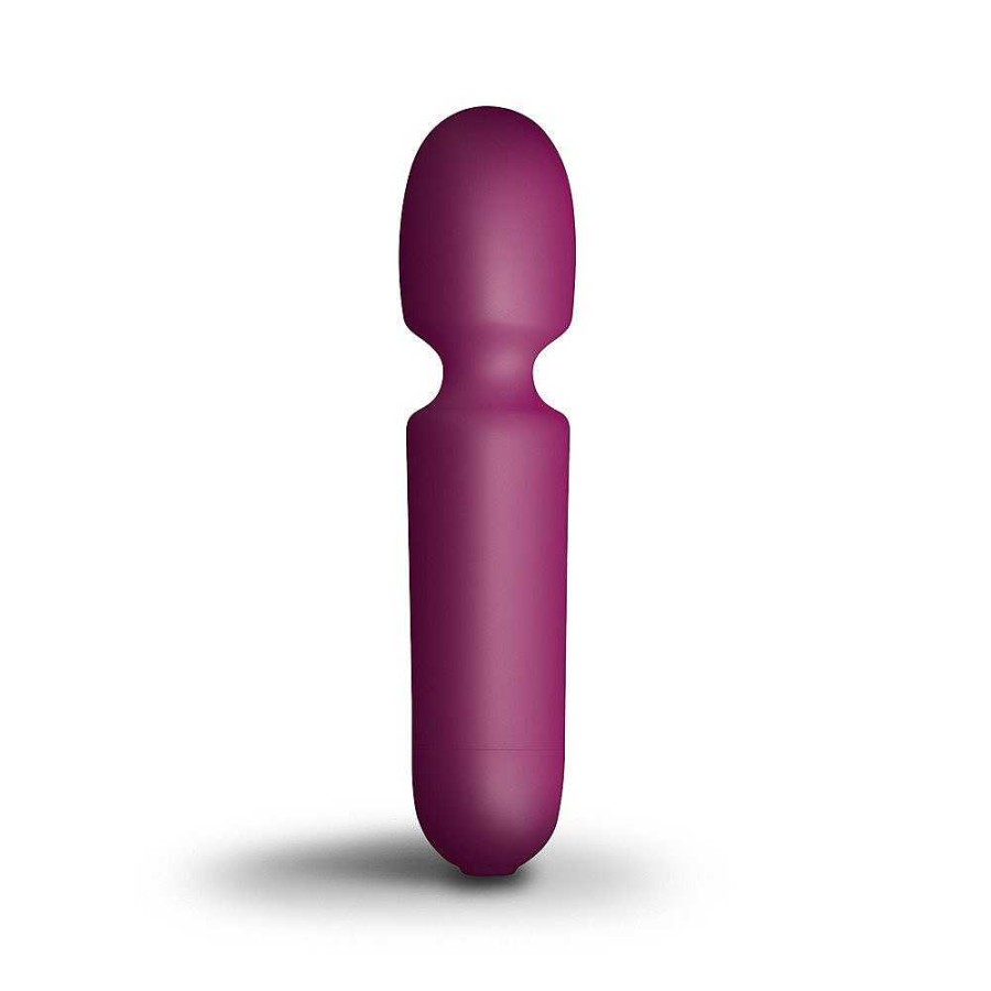 Rocks Off Sugarboo Playful Passion Burgandy 10 Function Wand Vibrator Burgundy Vibrators