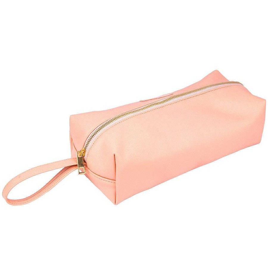 Bondara Bondara Faux Leather Bondage And Sex Toy Bag Pink Sex Toy Cleaner & Batteries