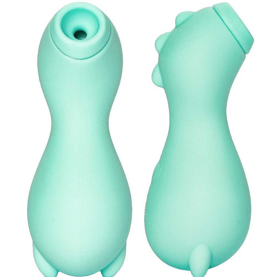 Bondara Suck-Asaurus 7 Function Clitoral Stimulator Mint Vibrators