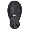 Bondara Bondara Deprivation Hood With Zipped Mouth Black Blindfolds, Hoods & Masks