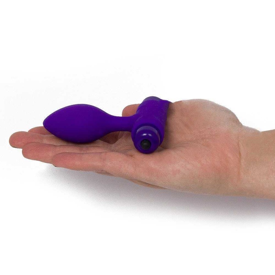 Bondara Bondara 10 Function Vibrating Bullet Butt Plug - 3.5 Inch Purple Butt Plugs