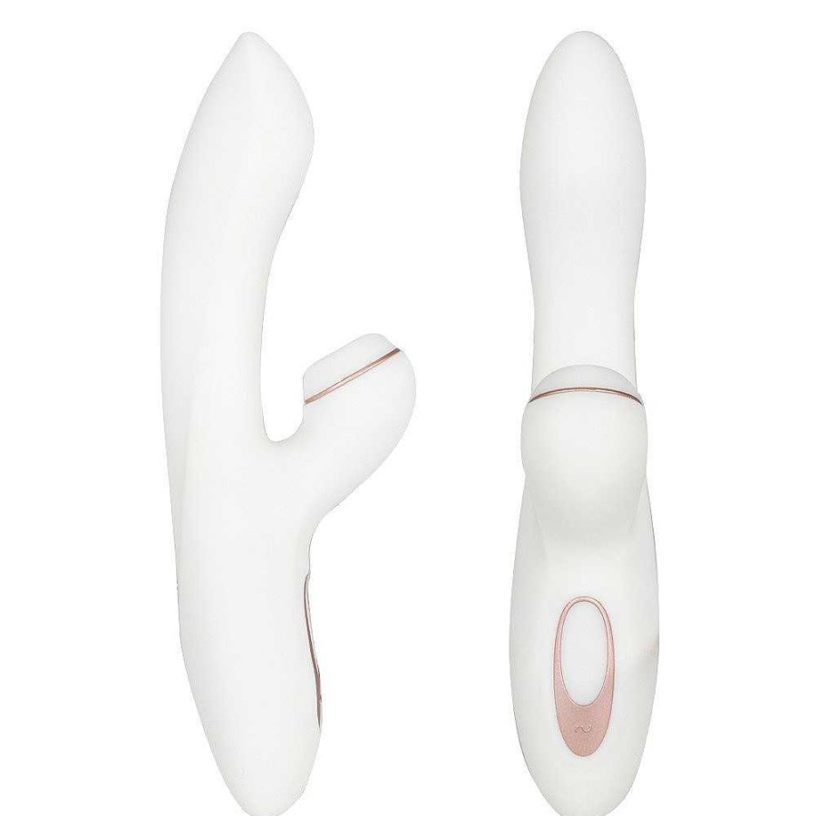 Satisfyer Satisfyer Pro+ G-Spot 21 Function Suction Rabbit Vibrator White Vibrators