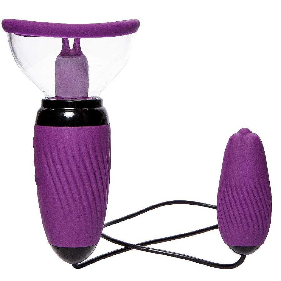 Bondara Bondara Plumper 10 Function Vibrating Pussy Pump & Love Egg Purple Nipple Toys & Clit Toys