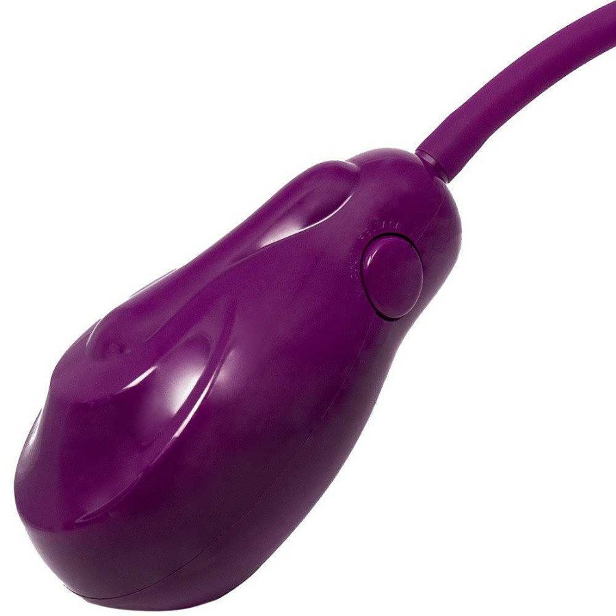 Bondara Bondara Bust The Two Of Us Automated Breast Pump Clear & Purple Nipple Toys & Clit Toys