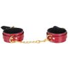 Bondara Bondara Inmate Patent Faux Leather Handcuffs Red Bondage Restraints & Handcuffs