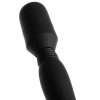 Bondara Lusty Lover Black Wand Vibrator Purple & Black Vibrators