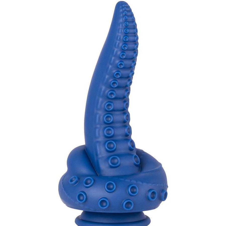 The Monsters The Octopussy Monster Tentacle Swirl Dildo - 8 Inch Blue Dildos