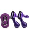 Bondara Bondara Get Pumped Remote Control Vibrating Nipple Suckers Purple Vibrators