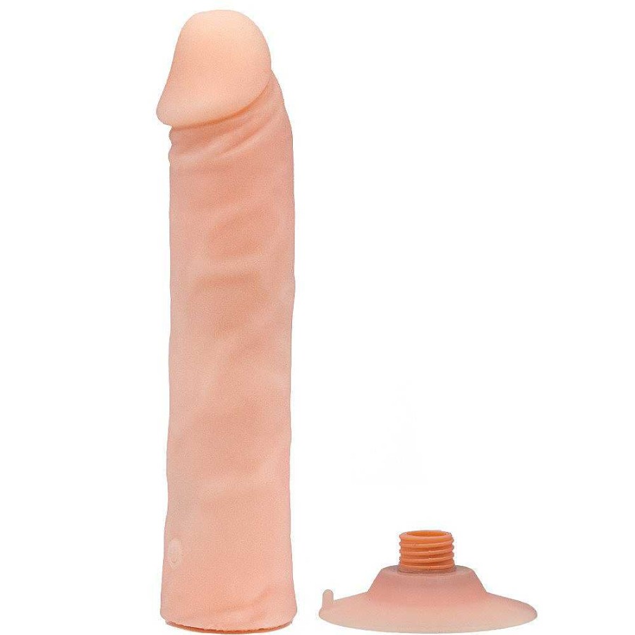 Bondara Bondara Hard-On 10 Function Rechargeable Dildo - 8.3 Inch Light Tone Vibrators