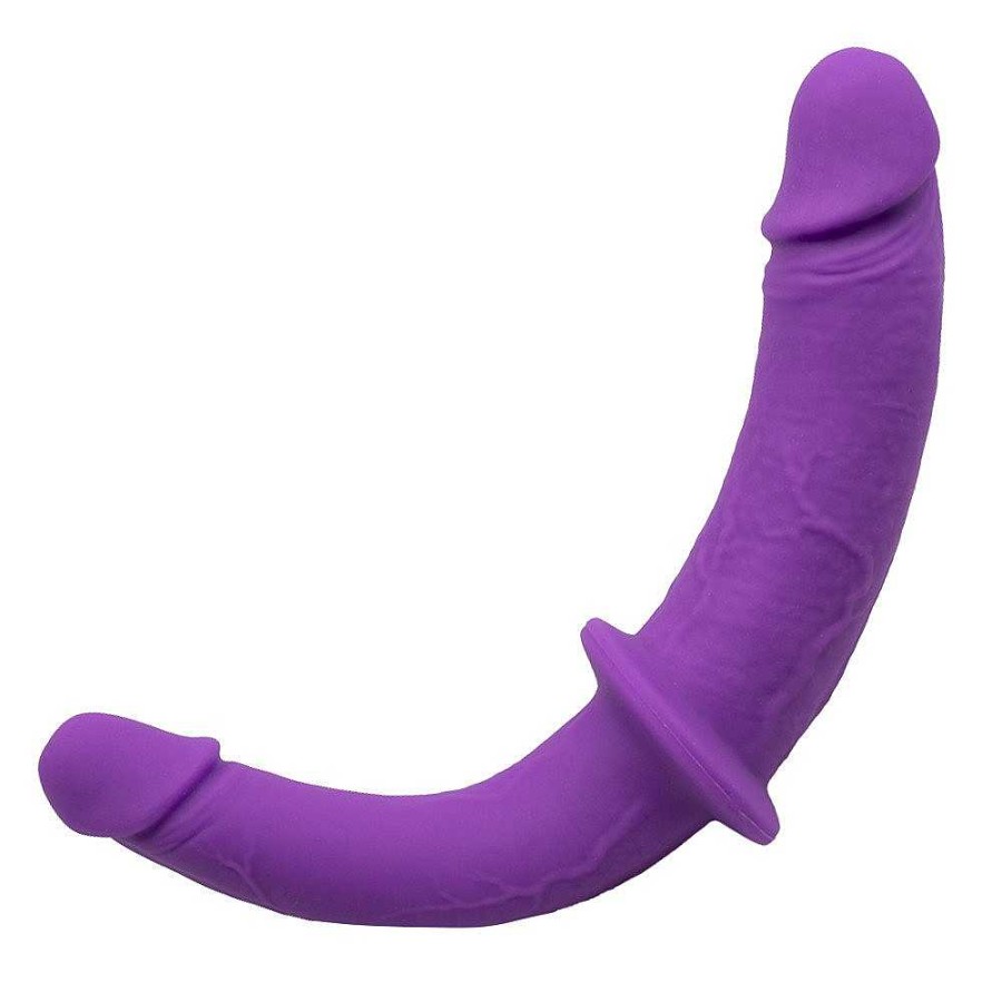 Bondara Bondara Orgasm-A-Rang Lilac Silicone Double Ended Dildo - 12 Inch Purple Dildos