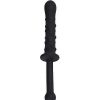 Bondara Bondara Silicone Slim Dotted Dildo With Handle - 9.5 Inch Black Dildos