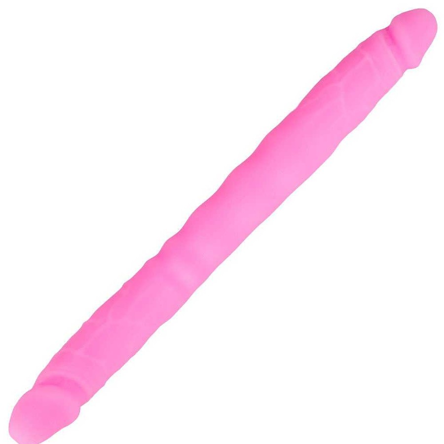 Bondara Bondara Silicone Double Dildo - 12 Inch Pink Or Purple Dildos