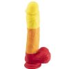 Bondara Bondara Sex On The Beach Cocktail Dildo - 9 Inch Yellow, Red And Orange Dildos