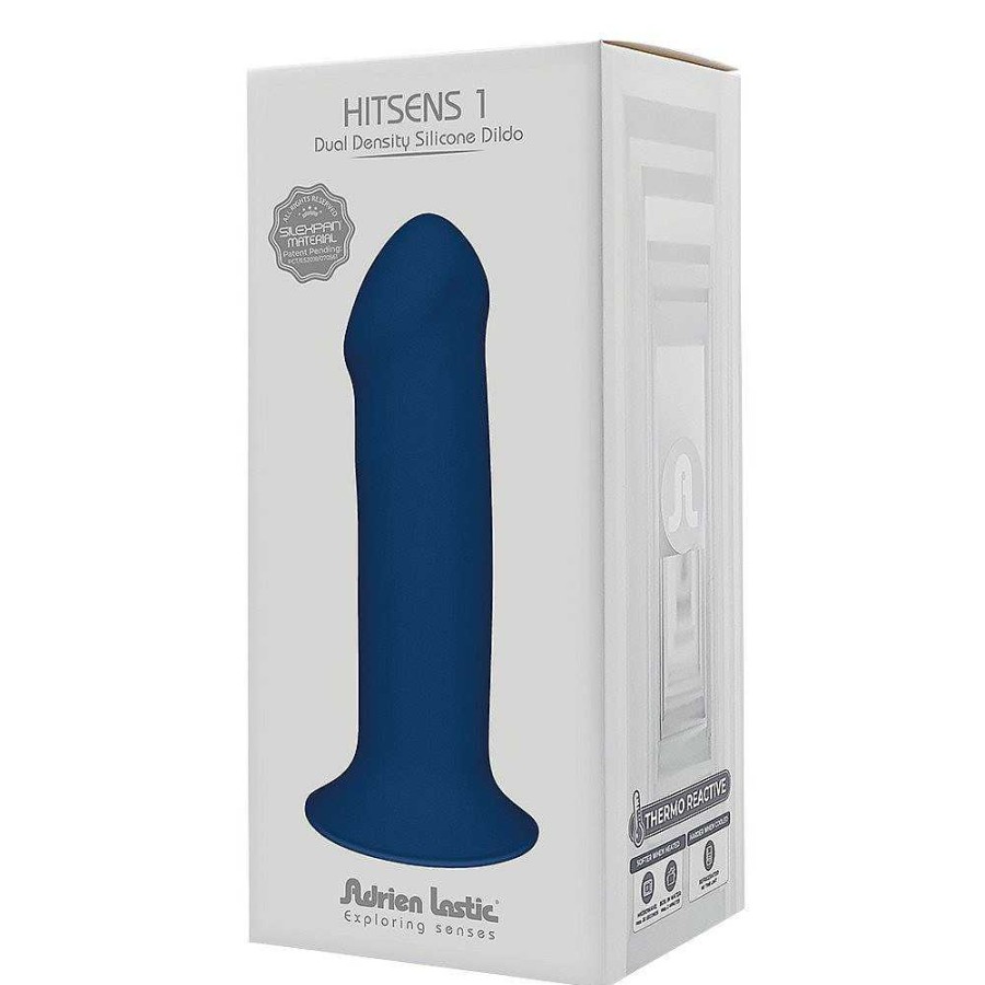 Bondara Hitsens 1 Dual Density Silicone Dildo Blue Dildos