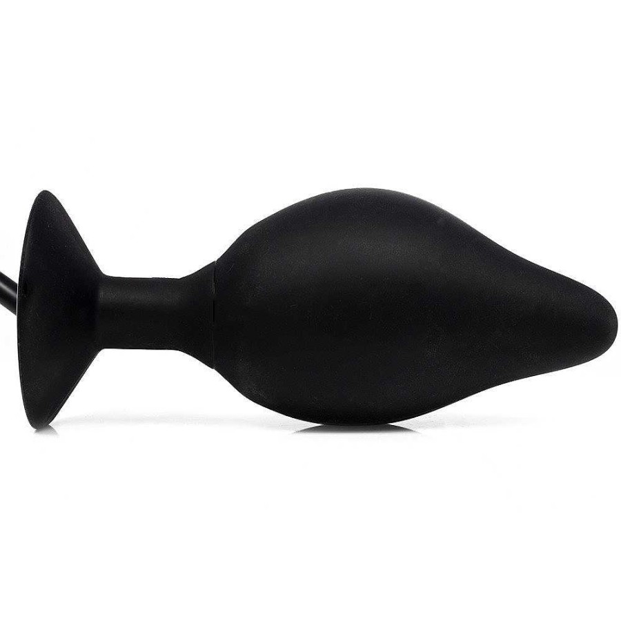 Bondara Bondara Booty Booster Inflatable Butt Plug - 6.6 Inch Black Butt Plugs