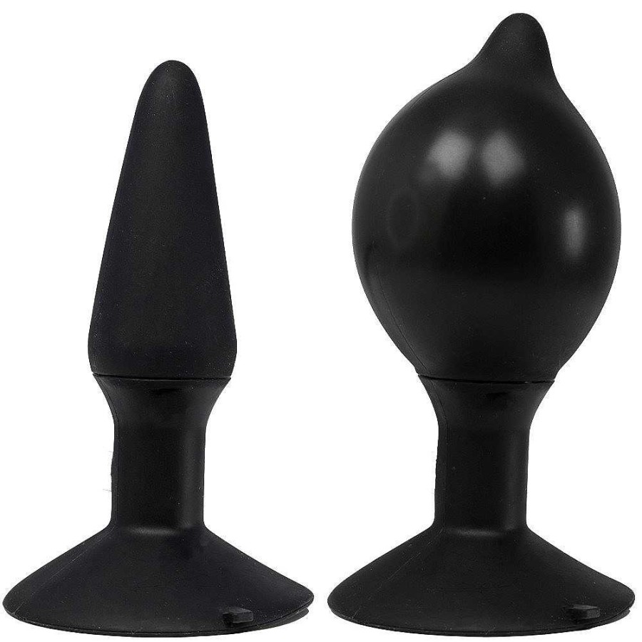 Bondara Bondara Booty Booster Inflatable Butt Plug - 5 Inch Black Butt Plugs