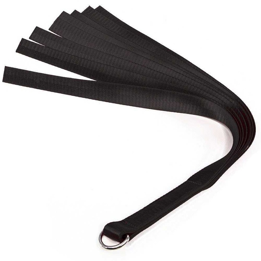 Bondara Bondara Cardinal Sin Ribbon Flogger - 21 Inch Black Floggers, Whips & Ticklers