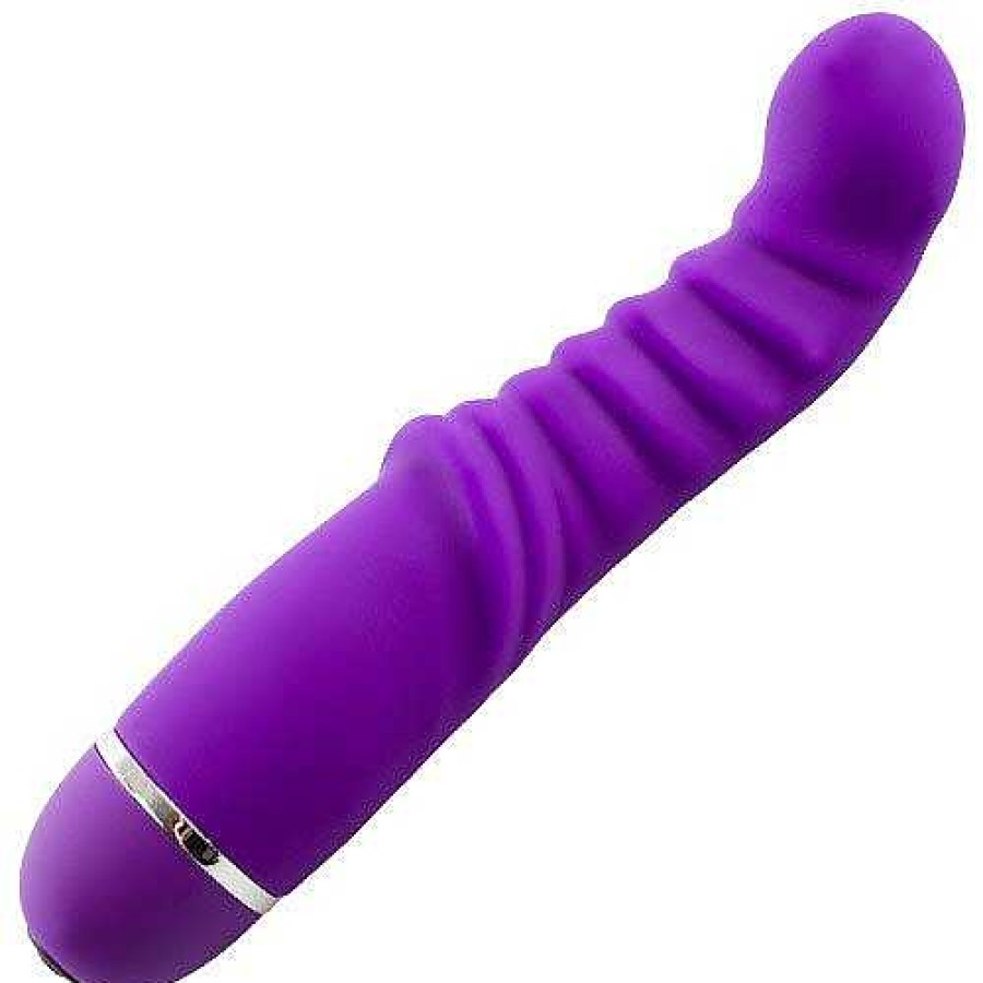 Bondara Bondara Silicone 20 Function Ridged G-Spot Vibrator Purple Vibrators