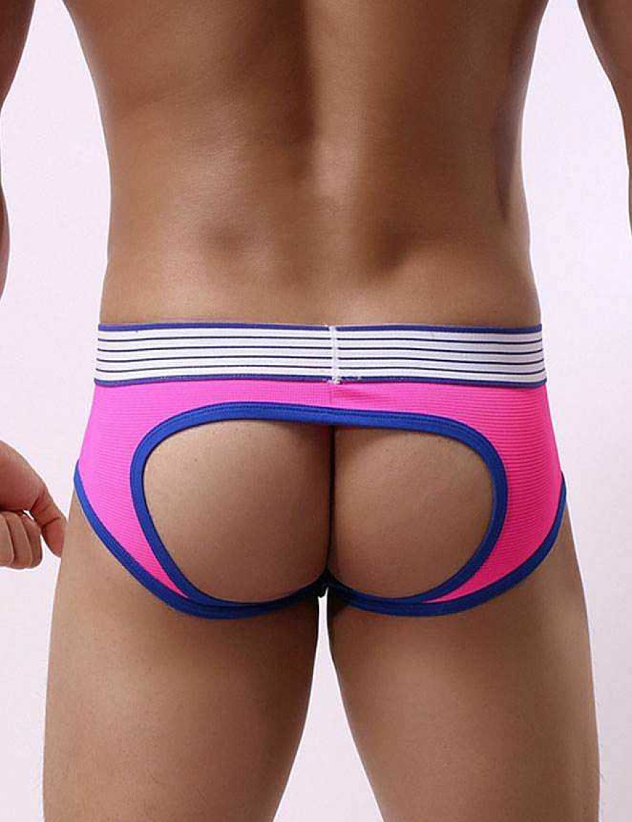 Bondara Man Bondara Man Sporty Backless Brief Pink Men'S Sexy Underwear