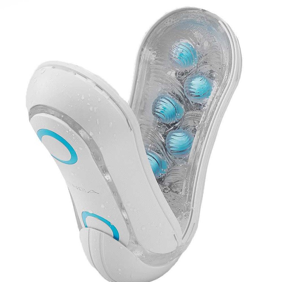 Tenga Tenga Flip Orb Blue Rush Masturbator - 7 Inch Clear Male Sex Toys