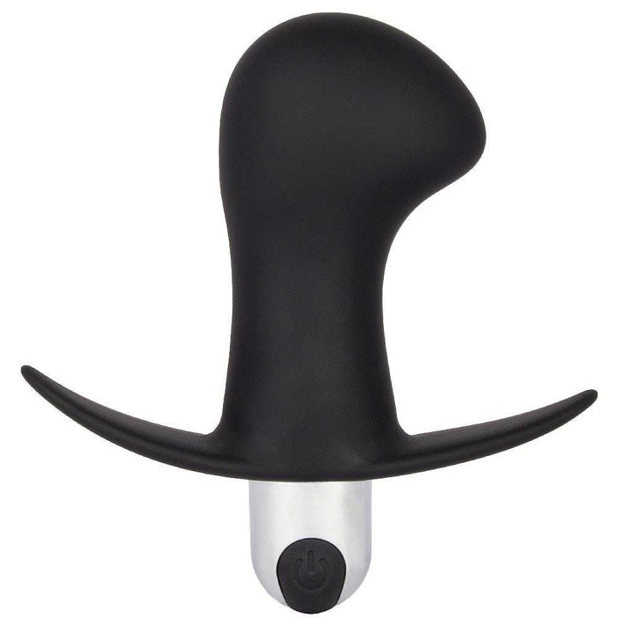 Bondara Bondara Ring King 10 Function Vibrating Prostate Plug - 3.8 Inch Black Anal Toys