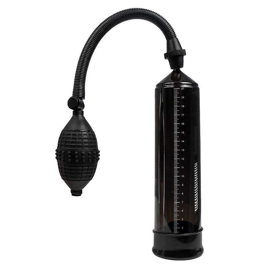 Bondara Essentials Largo Pleasure Penis Pump Black Male Sex Toys