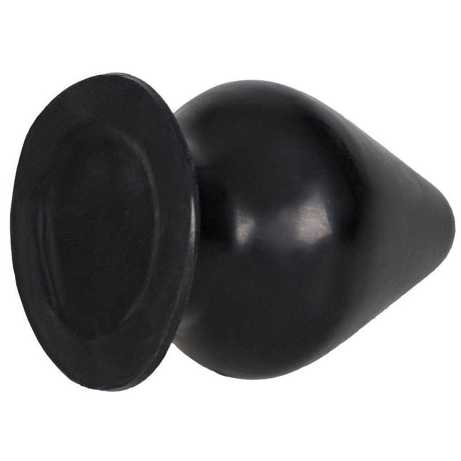 Bondara Essentials Bondara Latex Butt Plug - 5 Inch Black Butt Plugs