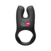 Fun Factory Fun Factory Nos 5 Function Rechargeable Rabbit Cock Ring Black Male Sex Toys