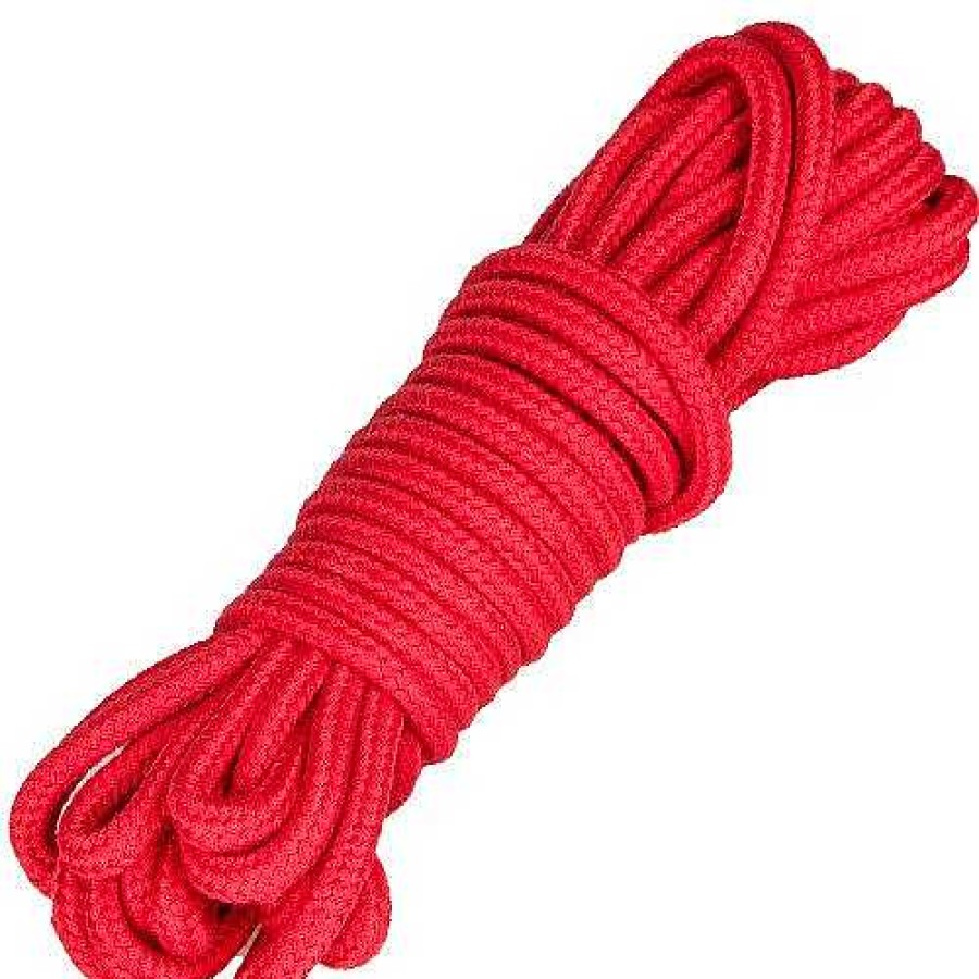 Bondara Bondage Bondara Luxury Braided Bondage Rope - 10M Red Bondage Restraints & Handcuffs