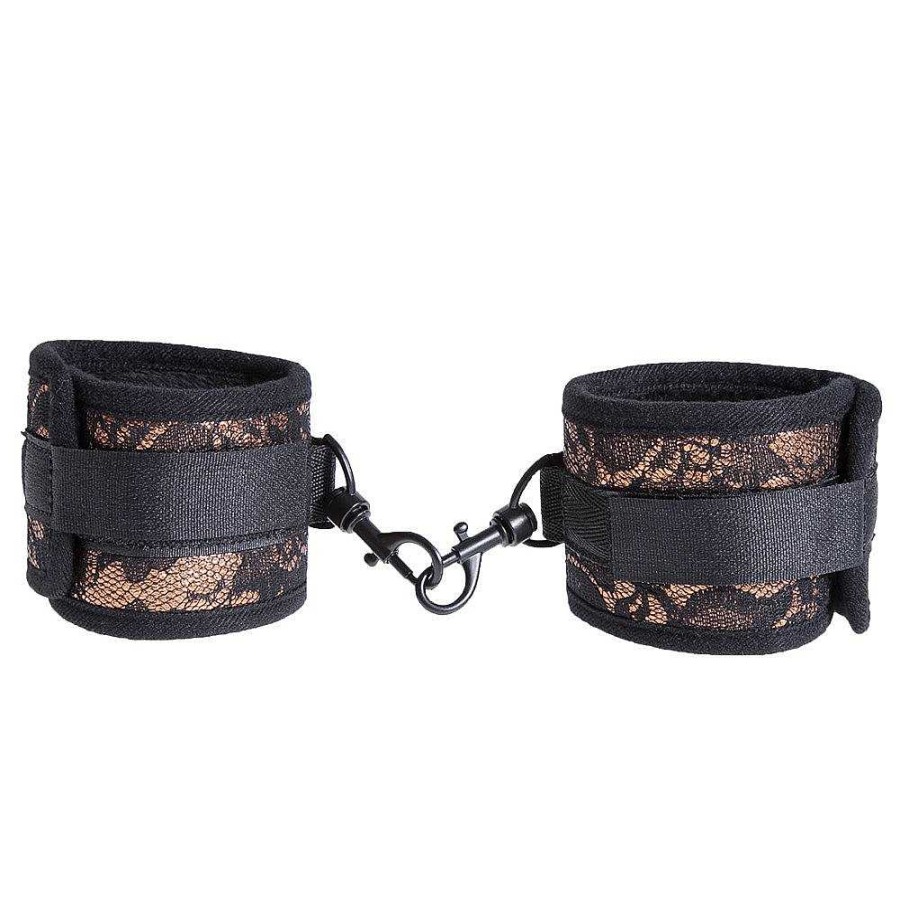 Bondara Boutique Bondara Amber Lace Luxury Velcro Handcuffs Bondage Restraints & Handcuffs