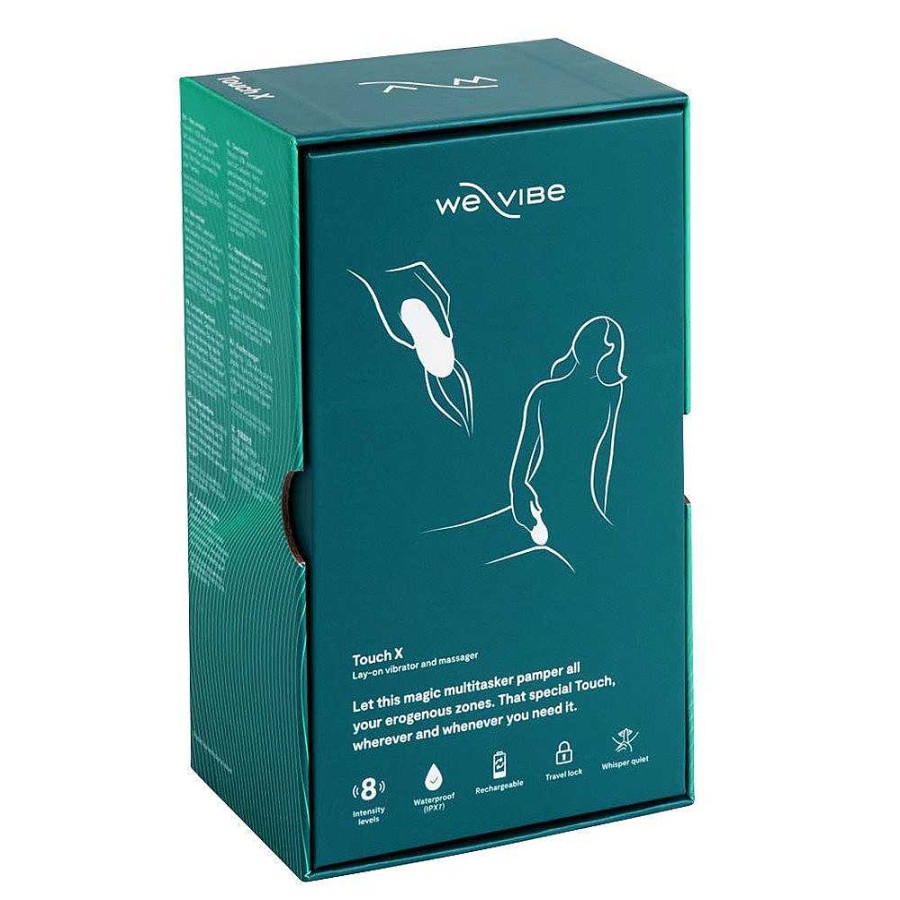 We-Vibe We-Vibe Touch X 8 Function Lay-On Vibrating Massager Green Vibrators