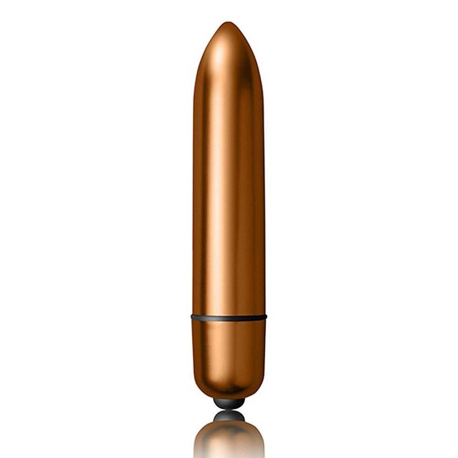 Rocks Off Rocks-Off Silhouette 7 Function Bullet And Sleeve Set Black And Rose Gold Vibrators