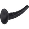 Bondara Bondara Pleasure Pointer Ribbed Suction Dildo - 5 Inch Black Dildos