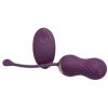 Bondara Bondara Twist N Shout 7 Function Remote Control Rotating Love Egg Purple Vibrators