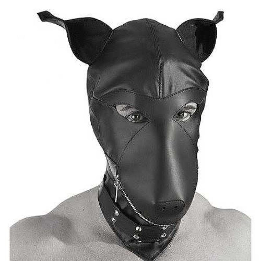 Bondara Fetish Bondage Puppy Mask Hood Black Blindfolds, Hoods & Masks