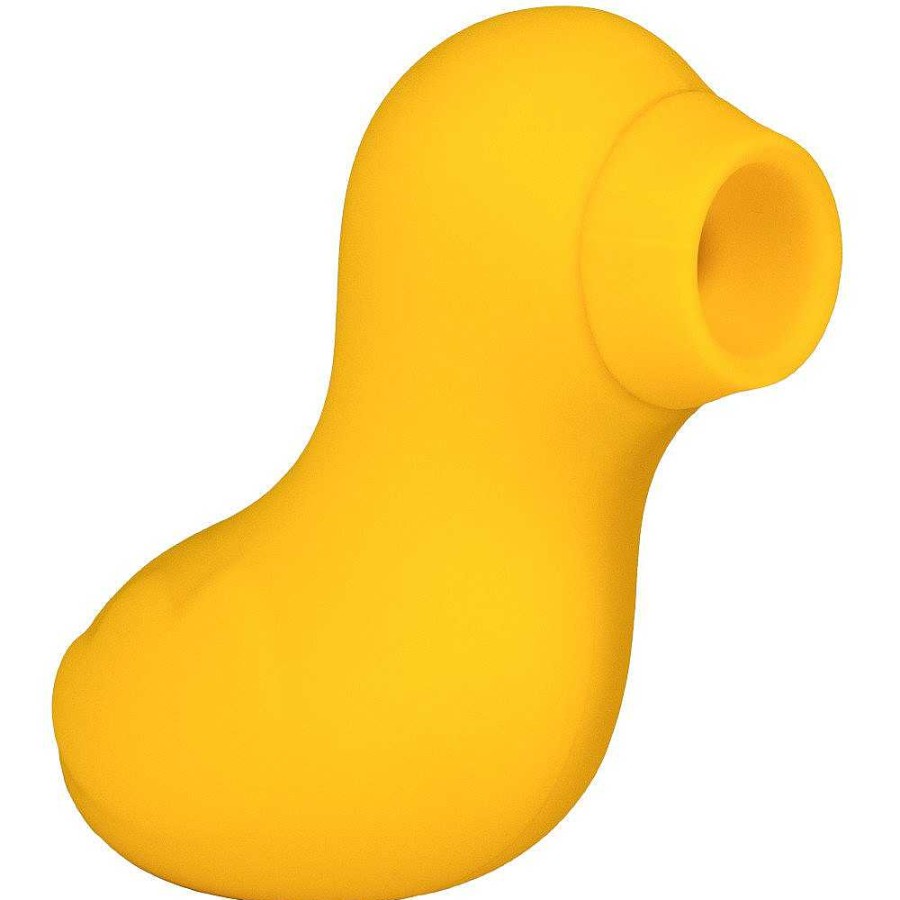 Bondara Sucky Ducky Silicone 7 Function Clitoral Stimulator Yellow Vibrators